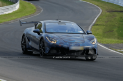 騰勢Z紐北賽道測試諜照流出,三電機配大尾翼,直指保時捷性能跑車市場