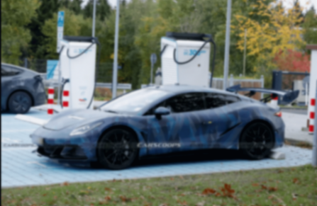 騰勢Z紐北賽道測試諜照流出,三電機配大尾翼,直指保時捷性能跑車市場