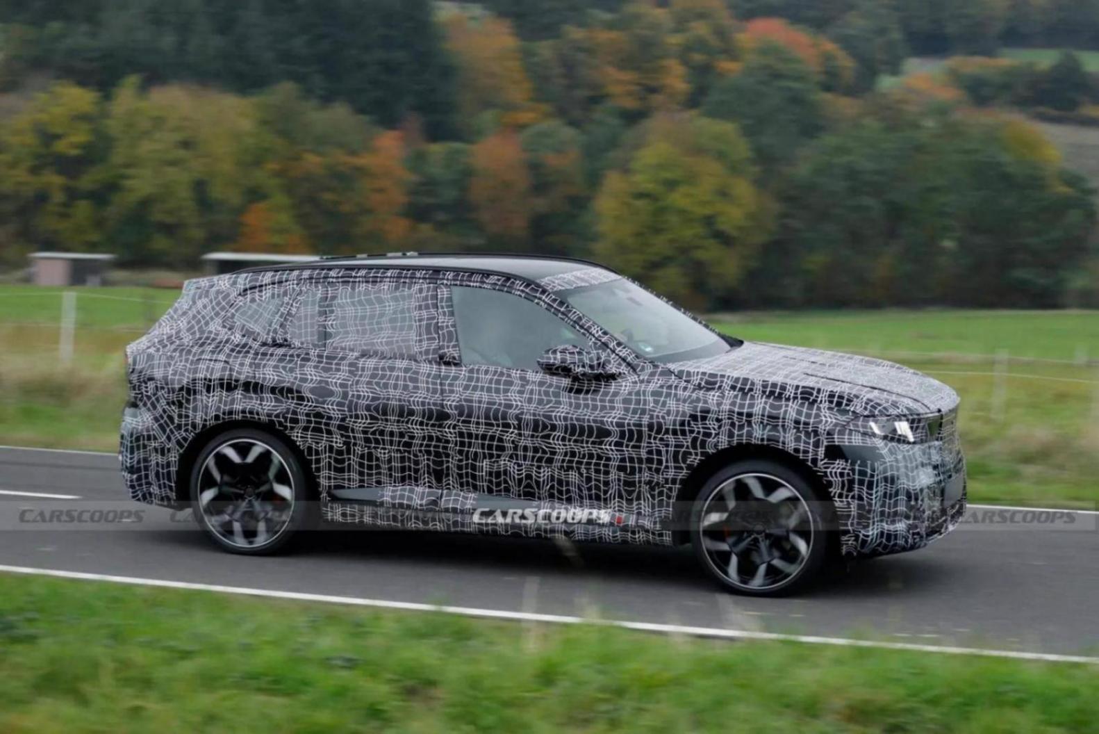 全新寶馬X5終露燈組真容,內飾細節首度曝光,5種動力 2026年投產